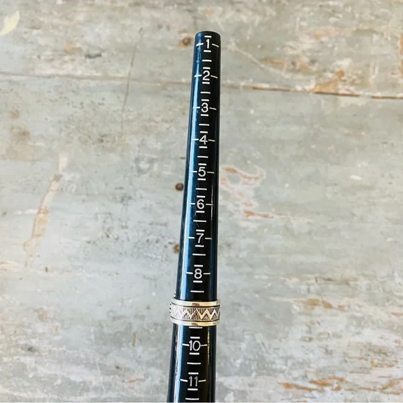 SOLD ♥️ Navajo ♥️ Landon Secatero Sterling Silver & Appaloosa Turquoise Ring - Picture 11 of 13